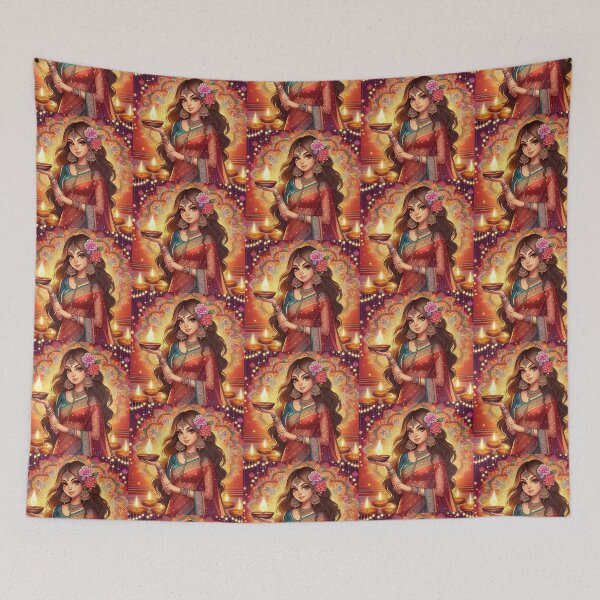 Item preview, Beautiful Indian Girl designed and sold by Mywaymylife.