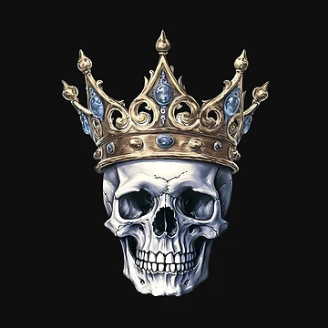 Artwork thumbnail, King skeleton by RWT-Design