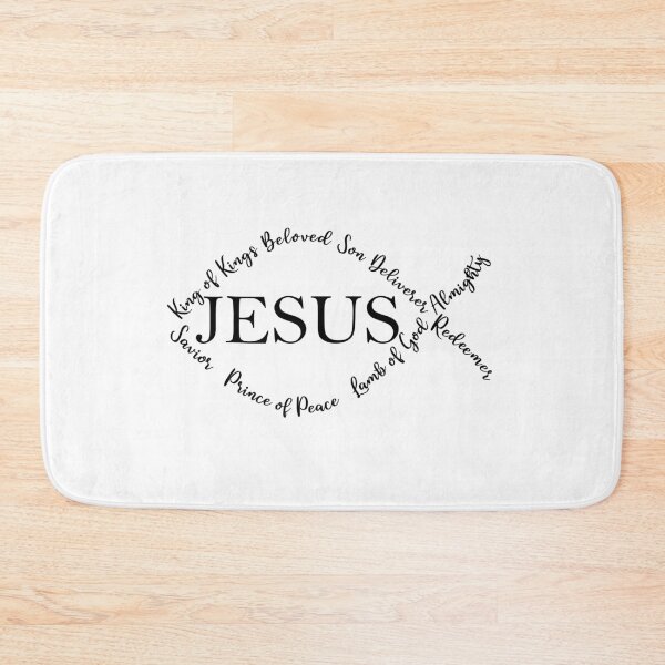 Item preview, Jesus Fish Ichthys Black designed and sold by MarigoldandLily.