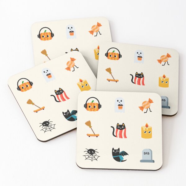 Item preview, Extra Small Cute Halloween Icon Set — Funny Spooky Illustrations designed and sold by Ombrya.