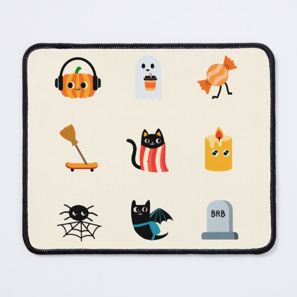 Item preview, Extra Small Cute Halloween Icon Set — Funny Spooky Illustrations designed and sold by Ombrya.
