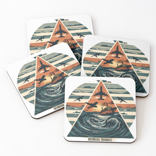 Item preview, Bermuda Triangle Mystery Retro Design | Lost Ship & Airplane Gift designed and sold by LoliDesignShop.