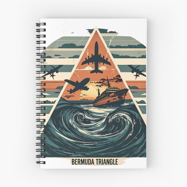 Item preview, Bermuda Triangle Mystery Retro Design | Lost Ship & Airplane Gift designed and sold by LoliDesignShop.