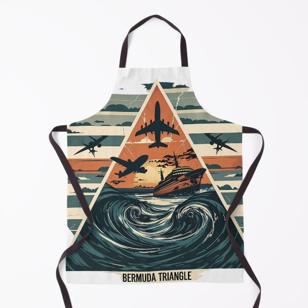 Item preview, Bermuda Triangle Mystery Retro Design | Lost Ship & Airplane Gift designed and sold by LoliDesignShop.