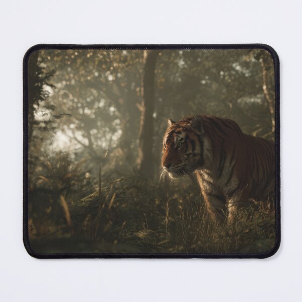 Item preview, A majestic tiger walks silently through a dense forest. designed and sold by Julia Shepeleva.