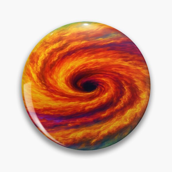 Item preview, Vortex of Fire and Storm – Abstract Hurricane Swirl in Vivid Colors designed and sold by nigejohn.