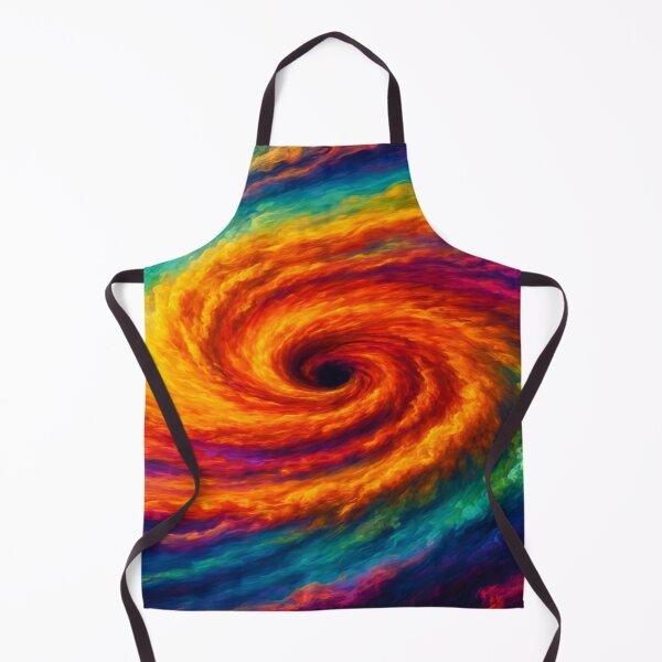 Item preview, Vortex of Fire and Storm – Abstract Hurricane Swirl in Vivid Colors designed and sold by nigejohn.