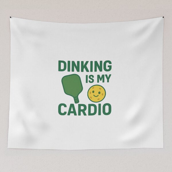 Item preview, Pickleball – Dinking is My Cardio Funny Sports Design designed and sold by Dragonfly-10.