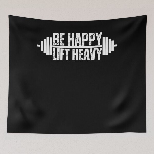 Item preview, Be happy lift heavy Weightlifter cute gym lover workout designed and sold by snowry.
