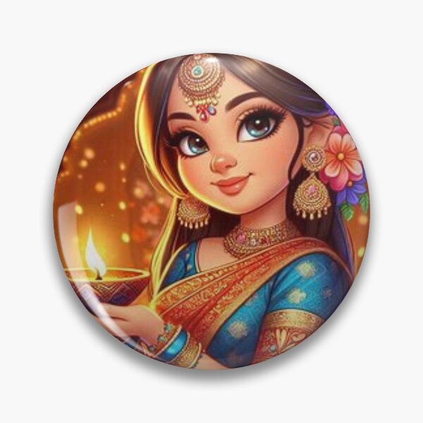 Item preview, Traditional Desi Girl designed and sold by Mywaymylife.