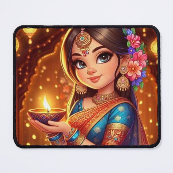Item preview, Traditional Desi Girl designed and sold by Mywaymylife.