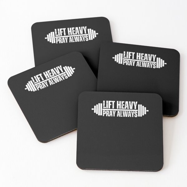 Item preview, Lift Heavy Pray Always Weight Lifting Christian Faith gym designed and sold by snowry.