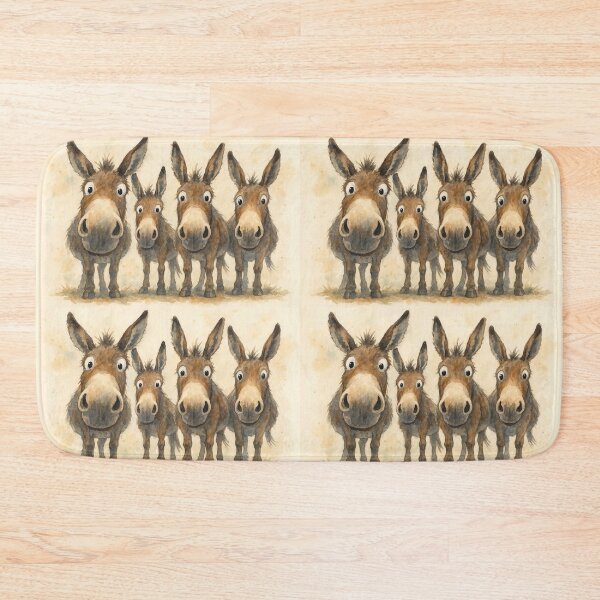 Item preview, Gorgeous Gang of Donkeys ' THe DoNKeYS ' BY SHiRLeY MacARTHuR designed and sold by Shirley MacArthur Art.