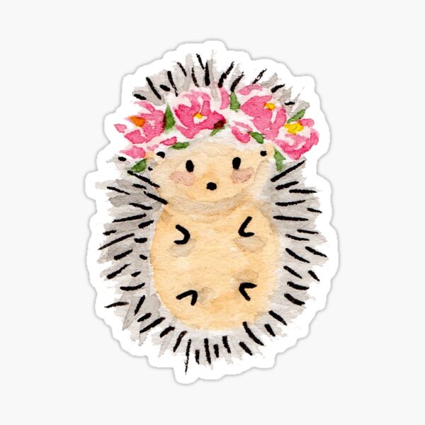 Artikel-Vorschau von Blumenkrone Igel, designt und verkauft von MyLastHigh.