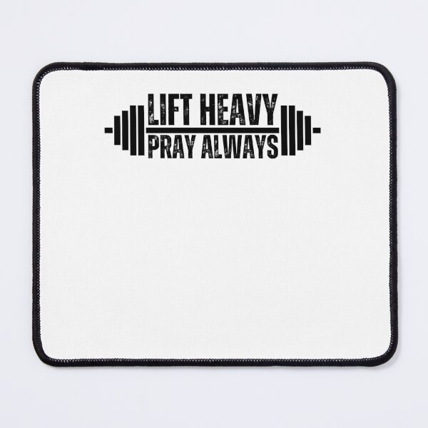 Item preview, Christian Weight Lifting Lift Heavy Pray Always Faith gym designed and sold by snowry.