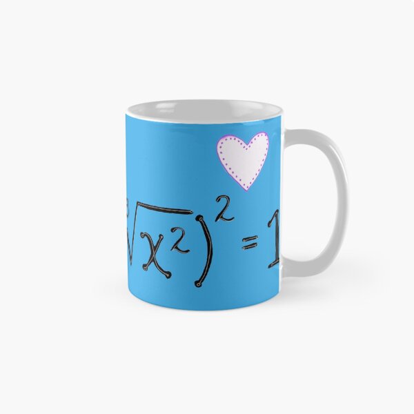 Item preview, Math heart (blue) designed and sold by funmaths.