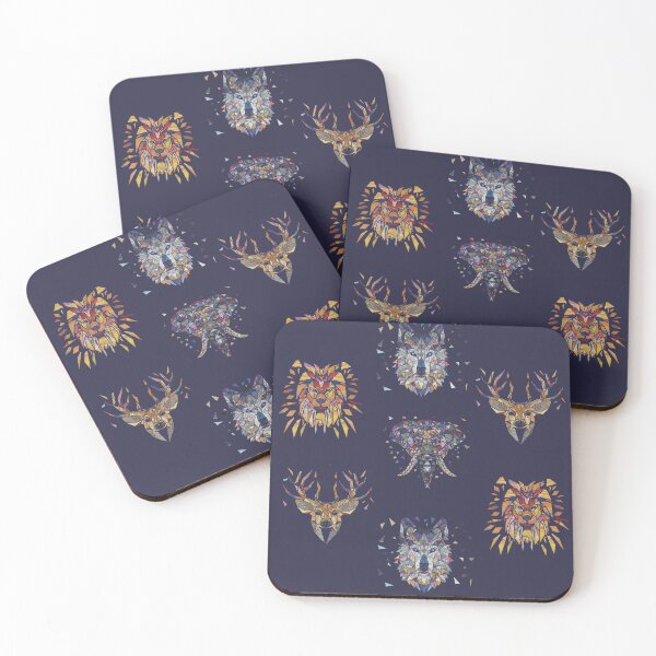 Item preview, Geometric Animals Quartet designed and sold by Toby Evans.