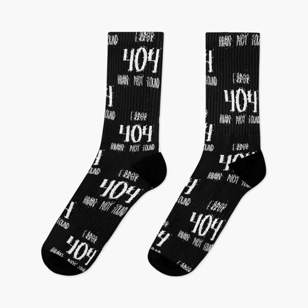 Item preview, Error 404 Brain Not Found, Perfect Gift for Coders and Nerds designed and sold by Anna-Kik.