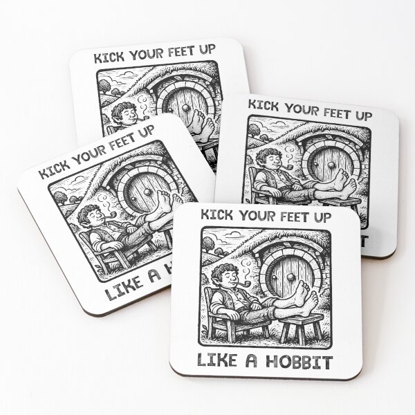 Item preview, Kick your feet up like a hobbit designed and sold by gogopachinko.