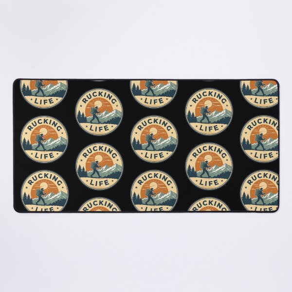 Item preview, Rucking Life Retro Badge | Vintage Hiking & Backpacking Adventure Design designed and sold by VividOrganica.