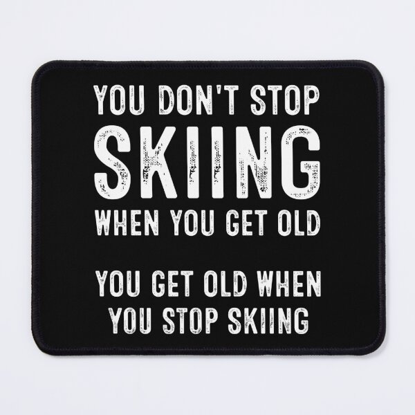 Item preview, Funny Old Skiing Lover designed and sold by RareBunny.