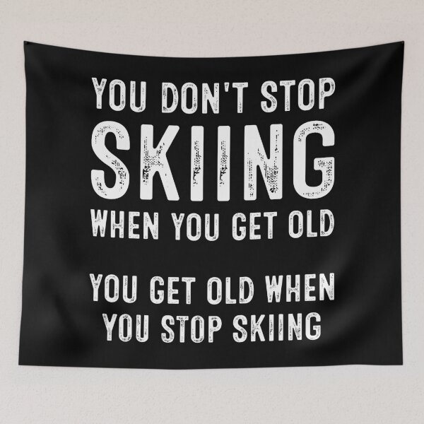 Item preview, Funny Old Skiing Lover designed and sold by RareBunny.