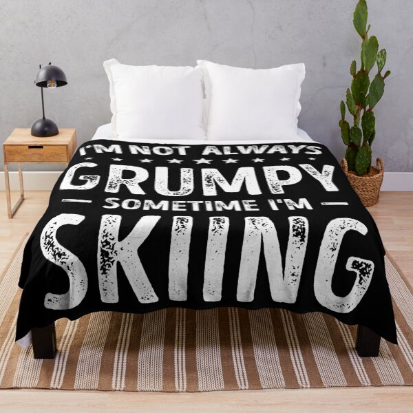 Item preview, Grumpy Grandpa Funny Skiing designed and sold by RareBunny.