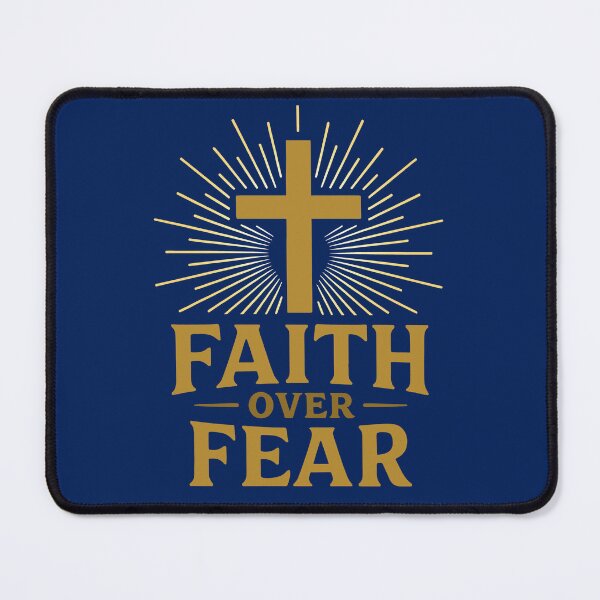 Item preview, Faith Over Fear with Glowing Cros designed and sold by Infinitee8hirts.