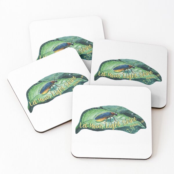 Item preview, Let Your Light Shine, Firefly Watercolor Painting designed and sold by Cornflowersart.