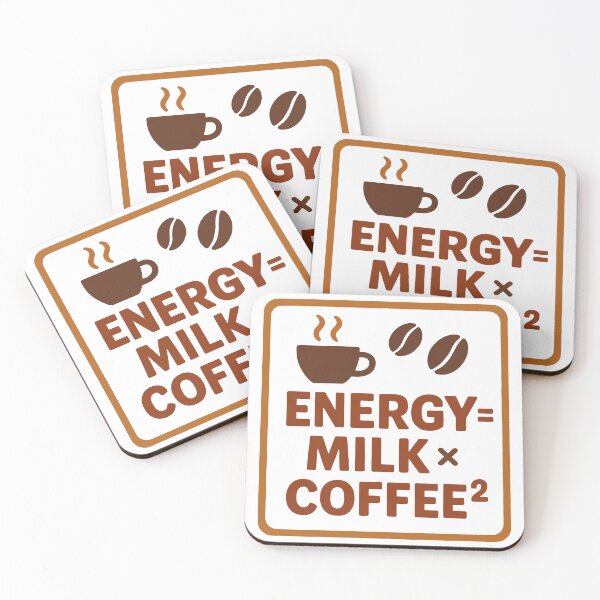 Item preview, Energy Formula Coffee – Funny E=MC² Coffee Design designed and sold by Coffee Lifestyle.