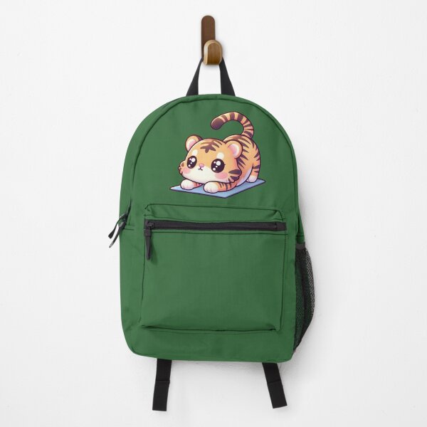 Item preview, Cute Cartoon Tiger in Yoga Pose designed and sold by ArtistEmbrace.