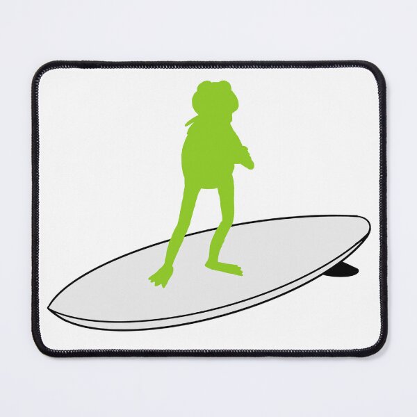 Item preview, Kermit The Frog On A Surfboard designed and sold by Animals-by-JB.