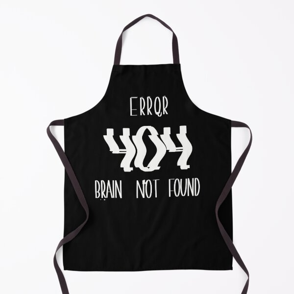Item preview, Error 404 Brain Not Found, Perfect Gift for Coders and Nerds designed and sold by Anna-Kik.