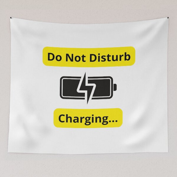Item preview, DoNotDisturb-Charging designed and sold by Cute&Little Ghosts.