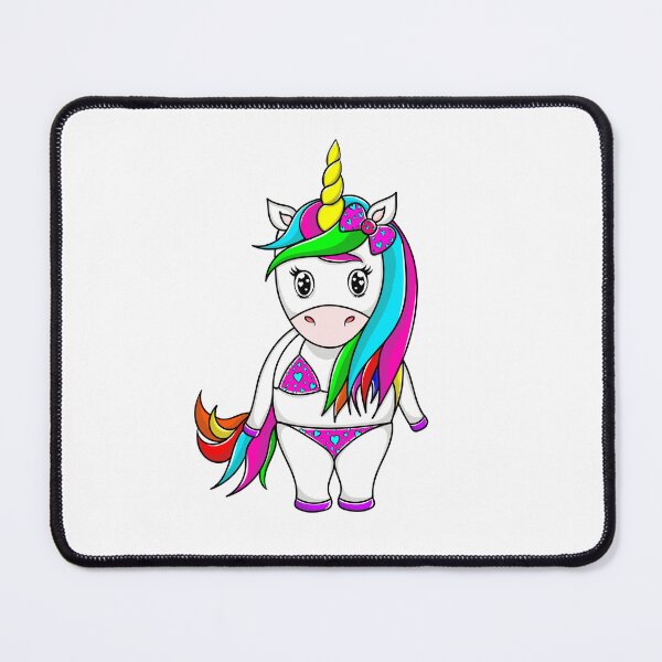 Item preview, Cute Unicorn Summer Bikini Rainbow Beach designed and sold by styleonestaa.