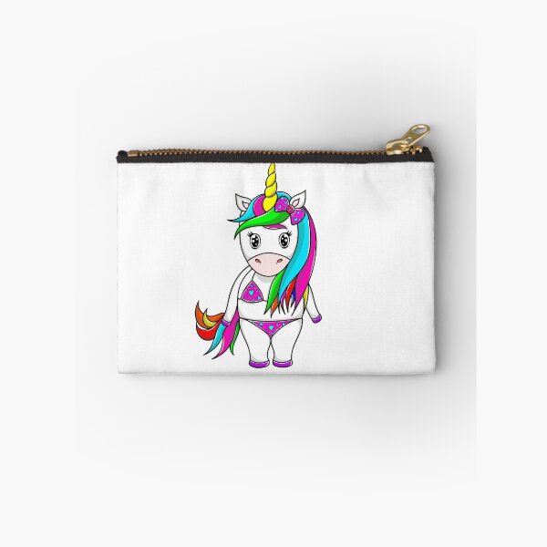 Item preview, Cute Unicorn Summer Bikini Rainbow Beach designed and sold by styleonestaa.