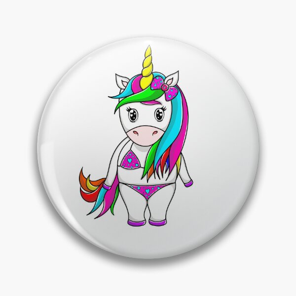 Item preview, Cute Unicorn Summer Bikini Rainbow Beach designed and sold by styleonestaa.