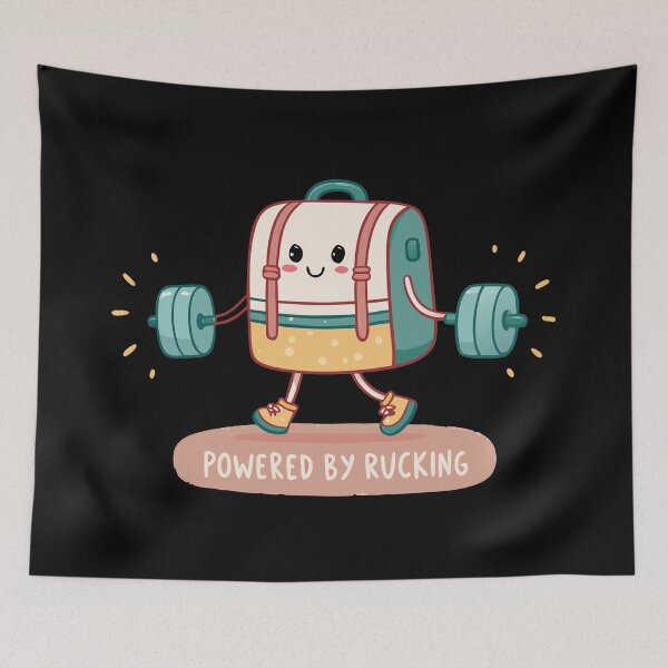 Item preview, Powered by Rucking | Cute Cartoon Rucksack Character Design designed and sold by VividOrganica.
