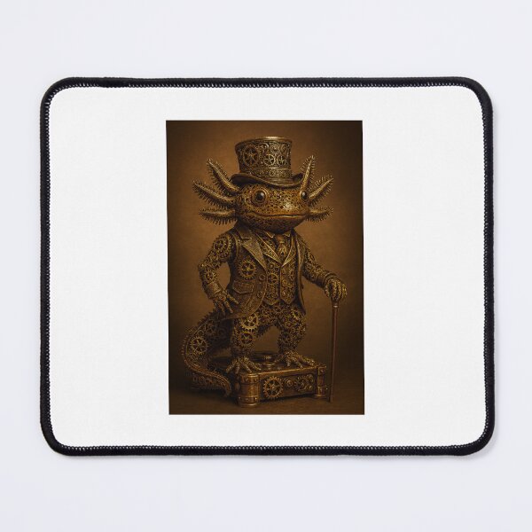 Item preview, An elegant axolotl from the Victorian age  designed and sold by AxolotlsRcute.
