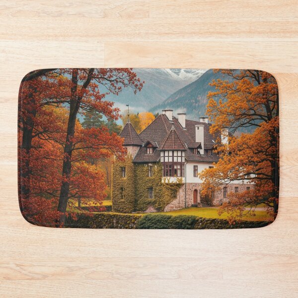 Item preview, Autumn Bliss – Emily Brontë Quote Castle Art designed and sold by MerchYouSearch.
