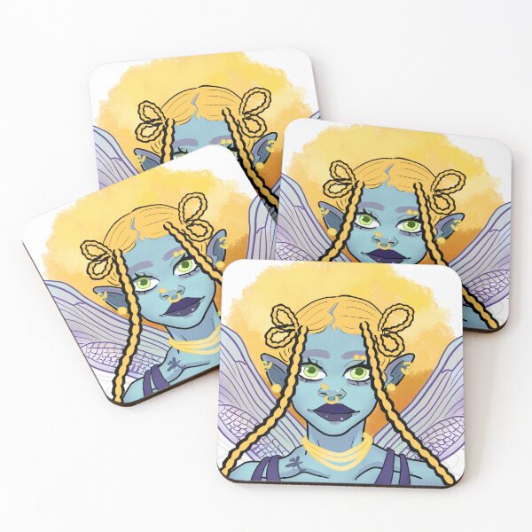 Item preview, Blue Fairy Blond Fro designed and sold by TalTheArtGal-.