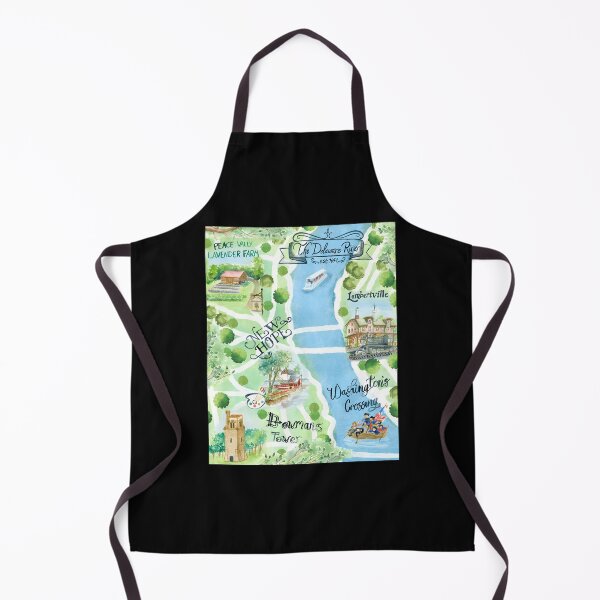 Item preview, Bucks County Pennsylvania Watercolor Illustrated Map designed and sold by bvunozvld24.