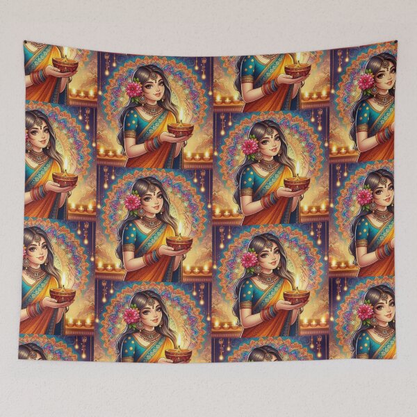 Item preview, Beautiful Indian Girl designed and sold by Mywaymylife.