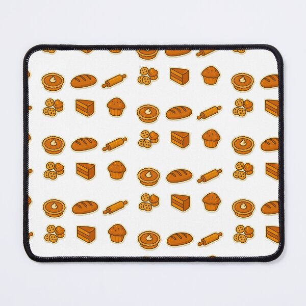 Item preview, Autumn baking icons set with pie, bread, rolling pin, cookies, cake, muffin, AI generated designed and sold by dvoevnore.