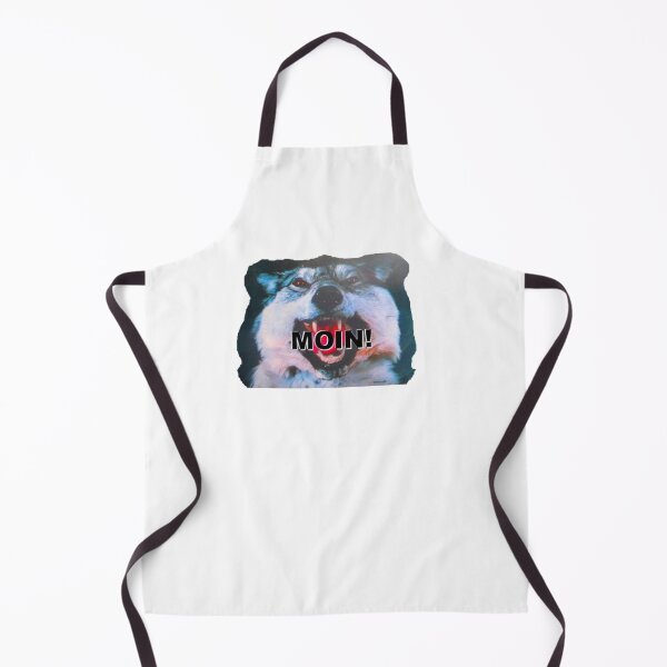 Item preview, Bad-tempered wolf says MOIN! designed and sold by ZoffArt-Shop.