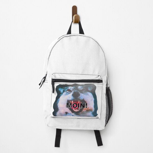 Item preview, Bad-tempered wolf says MOIN! designed and sold by ZoffArt-Shop.