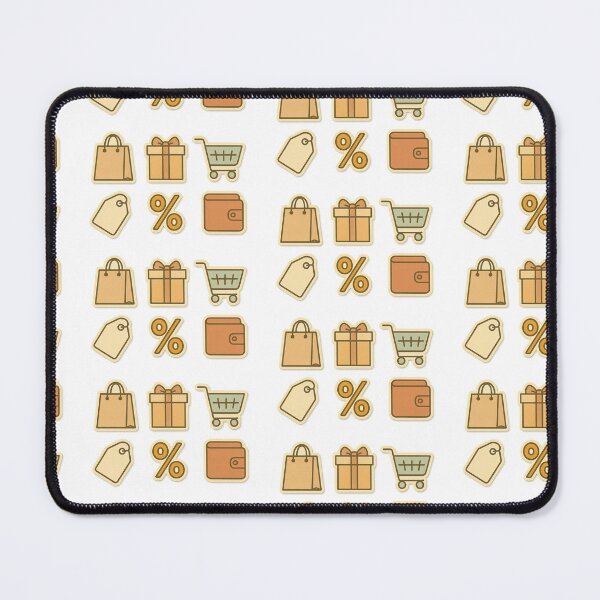 Item preview, Black friday shopping icons set including bag, gift, cart, tag, wallet, percent, AI generated designed and sold by dvoevnore.