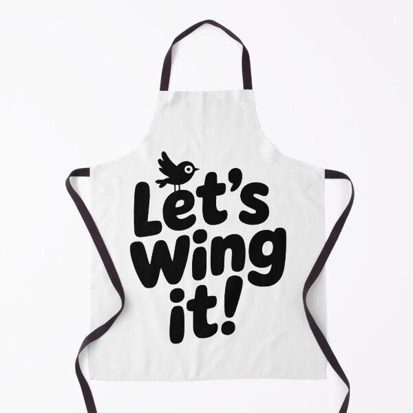 Item preview, Let's Wing It! Cute Bird Pun designed and sold by PMCreative.