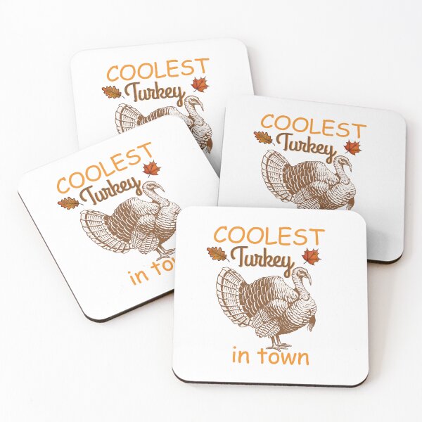 Item preview, Coolest Turkey in Town Thanksgiving T-Shirt: Thanksgiving Turkey Tee , Funny Thanksgiving Shirt. designed and sold by mainurbd.