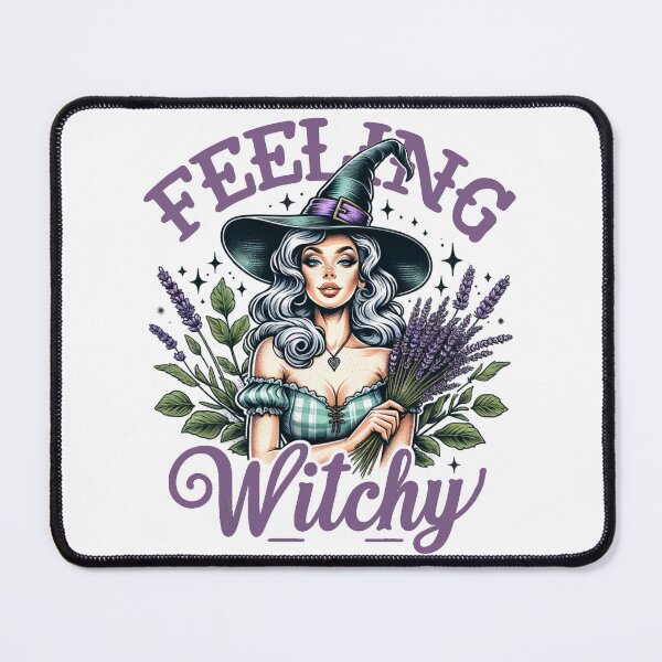 Item preview, Feeling Witchy - Lavender and Gingham designed and sold by Bearbones81.